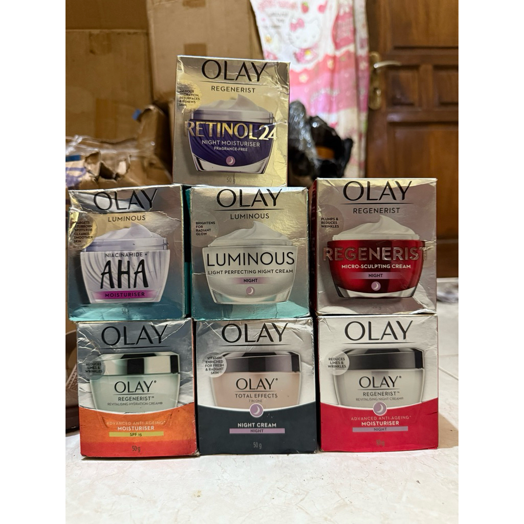 Olay Regenerist Niacinamide Day Cream Skincare Antiaging 50g + Olay Regenerist Retinol 24 MAX Night 