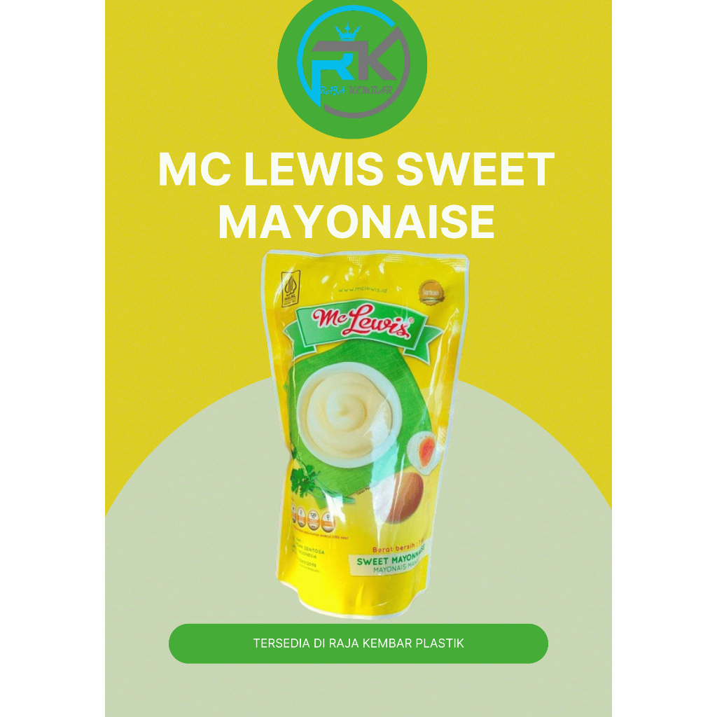 

Mc Lewis Sweet Mayonnaise 500 Gr & 1 Kg