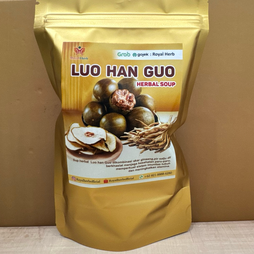 

Luo Han Guo Herbal Soup / Luohanguo Herbal Soup / Lohankuo Soup / Herbal Soup / Ciak Po - Kesehatan Paru, Stamina Tubuh, Ciapo