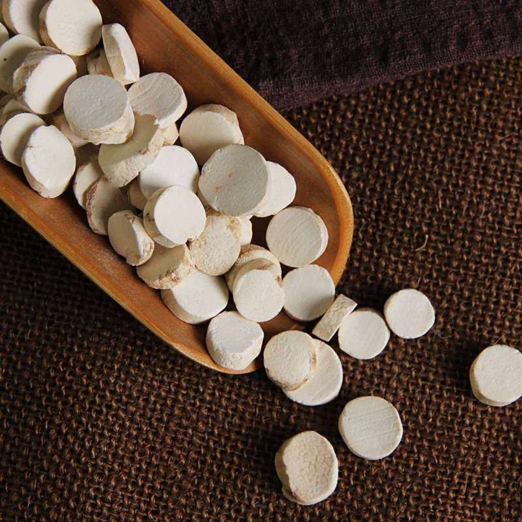 

100gr Herbal Fa Ban Xia Pinelliae Rhizoma Praeparatum / Processed Pinellia Rhizome / Ternate Pinellia Processed / Rhizoma Pinelliae