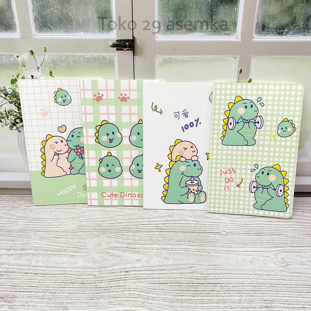 

BUKU STANDAR A5 DINO HIJAU BK-1996 MODEL BERGARIS TULIS LUCU ANAK ALAT TULIS KANTOR SEKOLAH MURAH