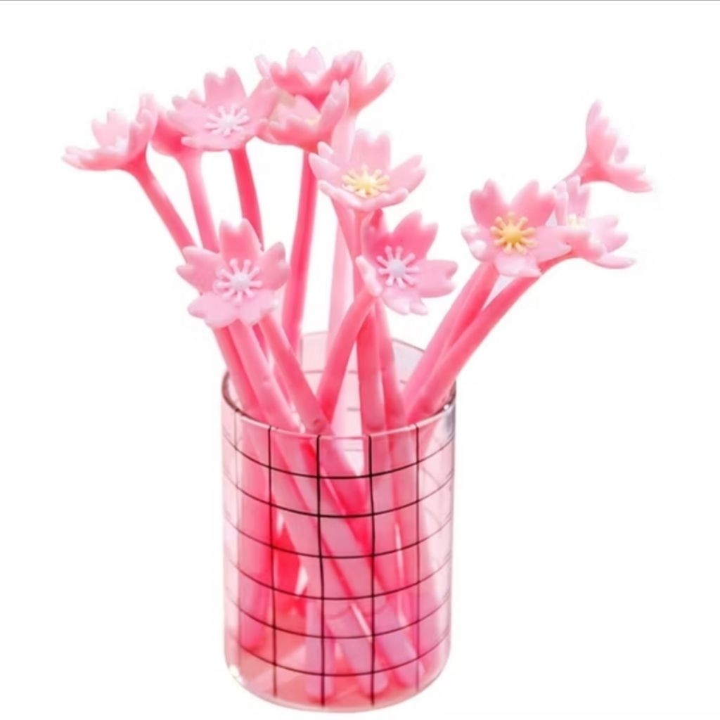 

Pulpen Unik Lucu (3 PCS)Model Bunga Sakura