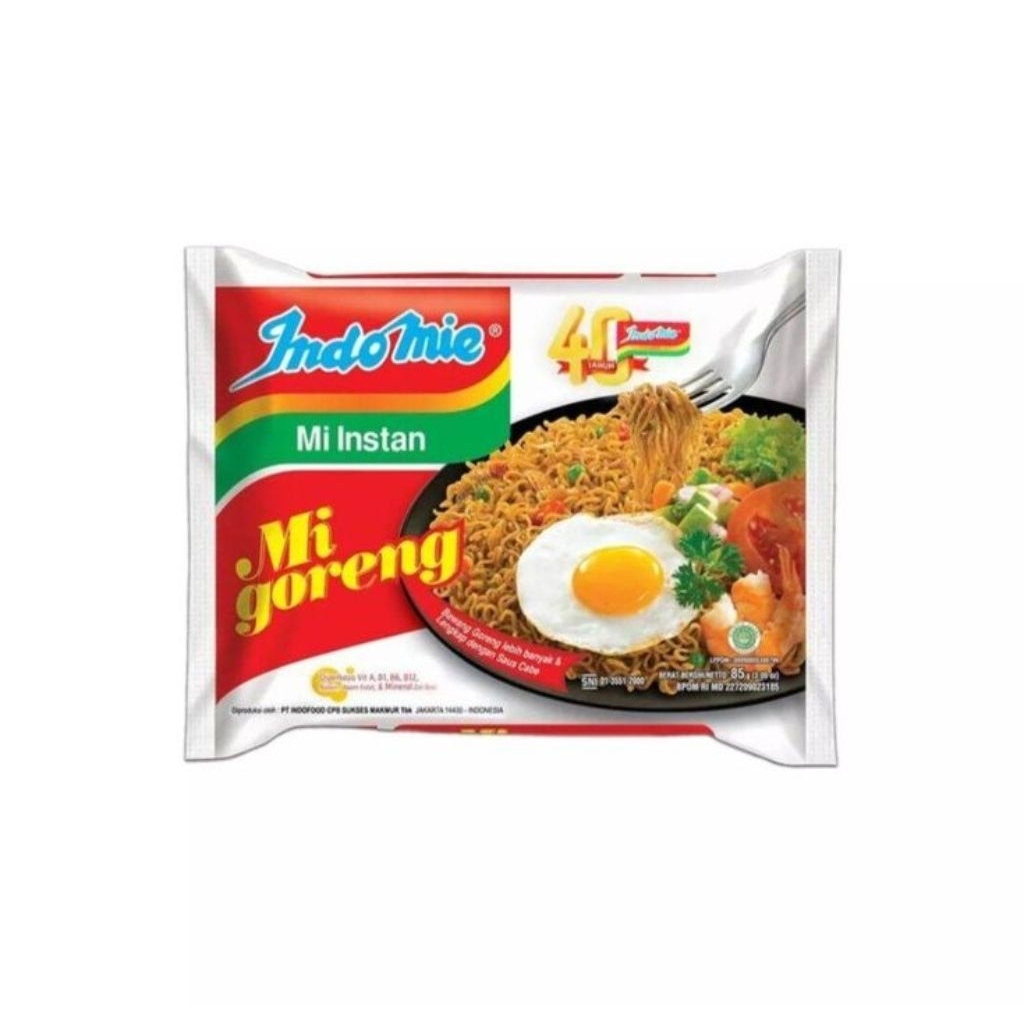 

MIE INSTAN INDOMIE GORENG 1 BUNGKUS 85 GRAM