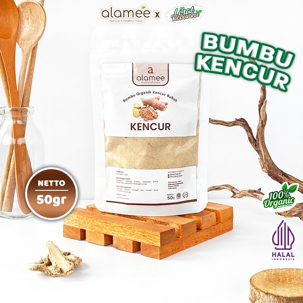 

ALAMEE Bubuk Kencur Bumbu Masak Dapur Organik Murni Asli Seasoning Powder Spice 50gr LIHAT KEBUNKU