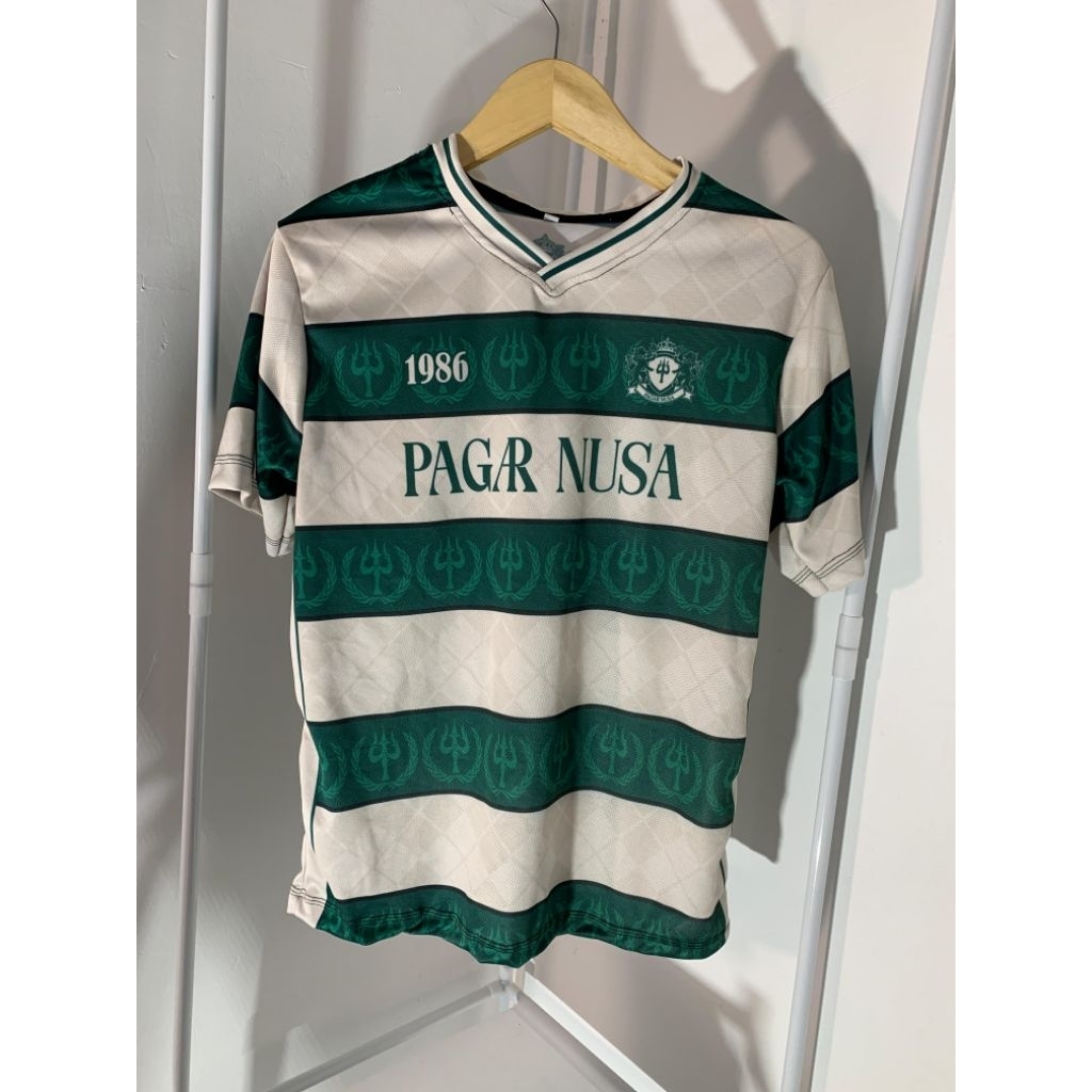 Jersey Pagar Nusa Motif Bergaris Kekinian