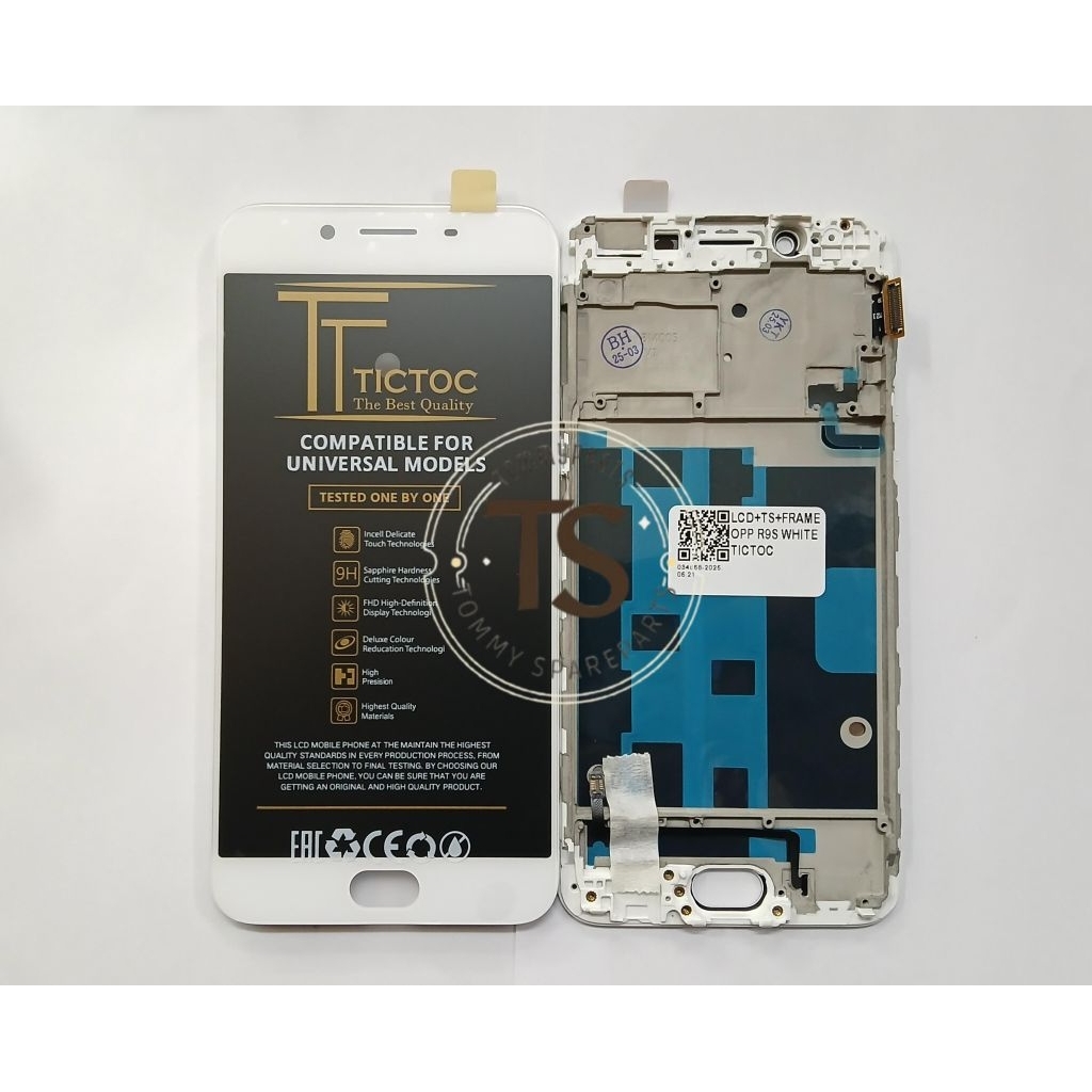LCD TOUCHSCREEN PLUS FRAME OPPO R9S ORIGINAL