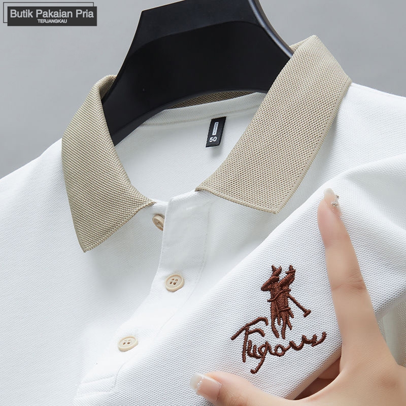 Kaos Polo Pria/Kaos Kerah Pria/Slim Fit Baju Polo/Atasan Pria casual/ Kaos Kerah Polo Premium