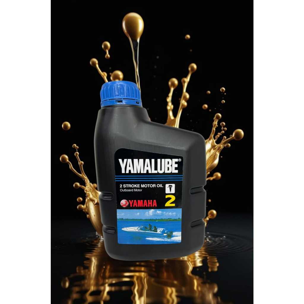 OLI YAMALUBE 2T STROKE MOTOR OLI OUTBOARD 1LITER / OLI YAMALUBE 1 LITER