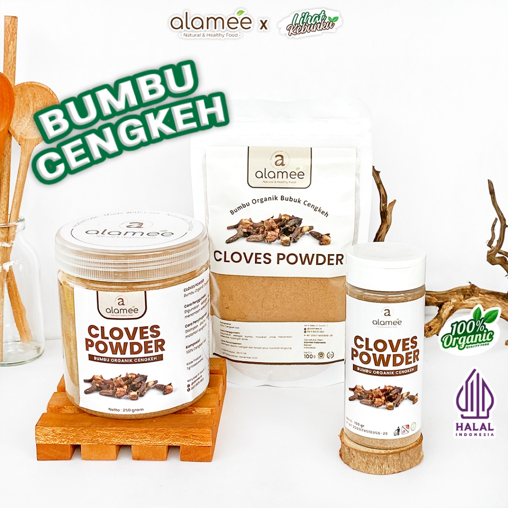 

ALAMEE Cengkeh Bubuk Clove Powder Ground Spice Murni Asli Bumbu Organik LIHAT KEBUNKU