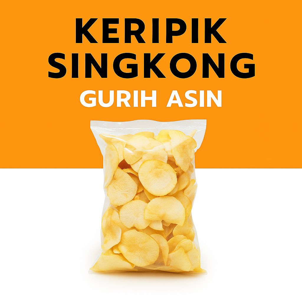 

Keripik Singkong Asin Gurih 250gram