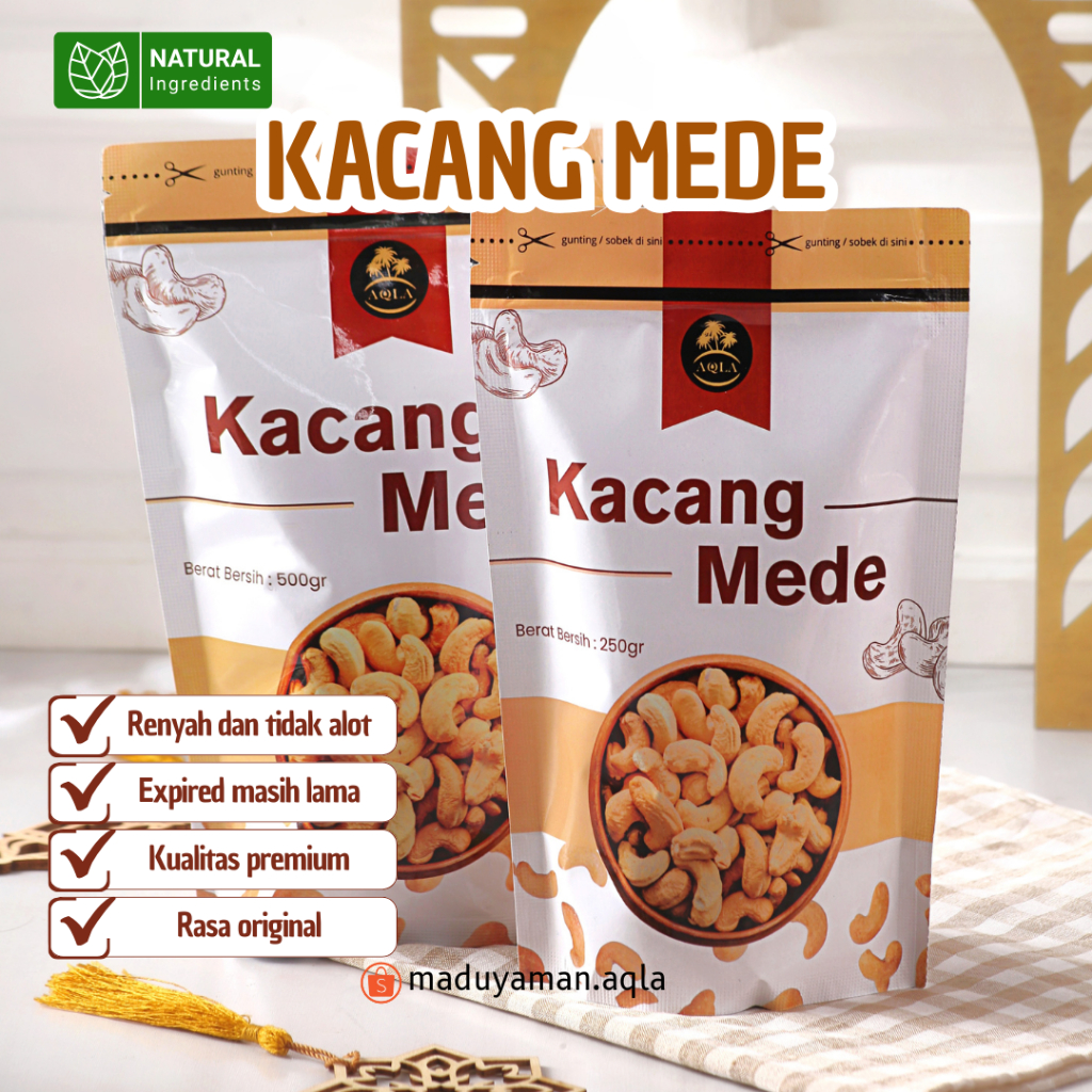

Kacang Mede / Mete Panggang Premium Roasted Mede / Mete Premium Rasa Original