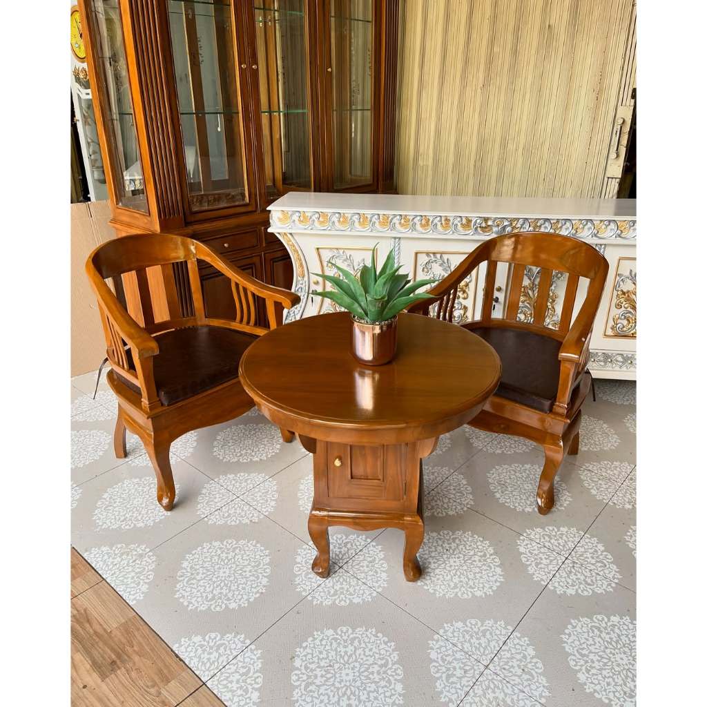 Kursi Teras Betawi Lenong 2 + Busa Dudukan