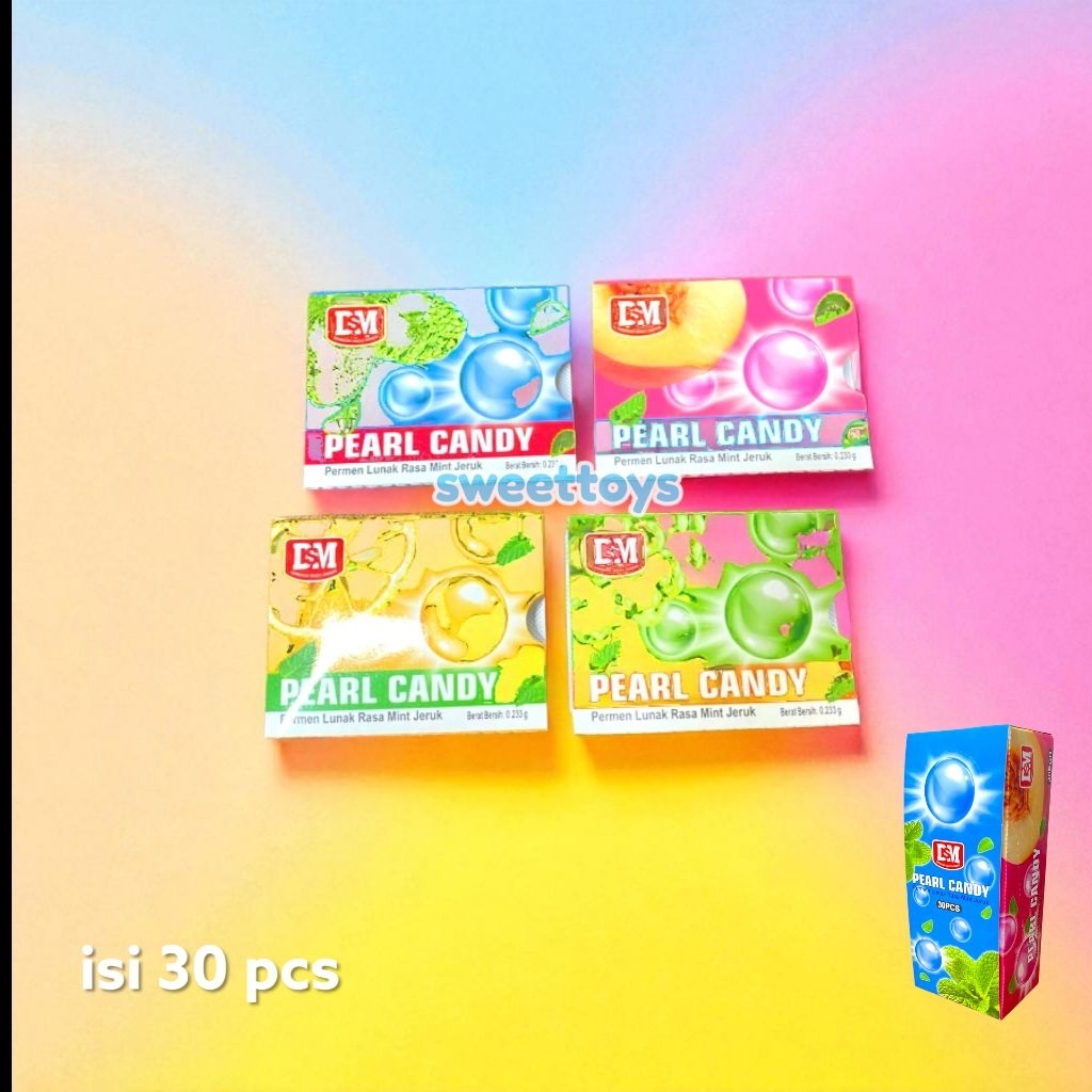 

pearl candy permen bulat crystal isi (30)