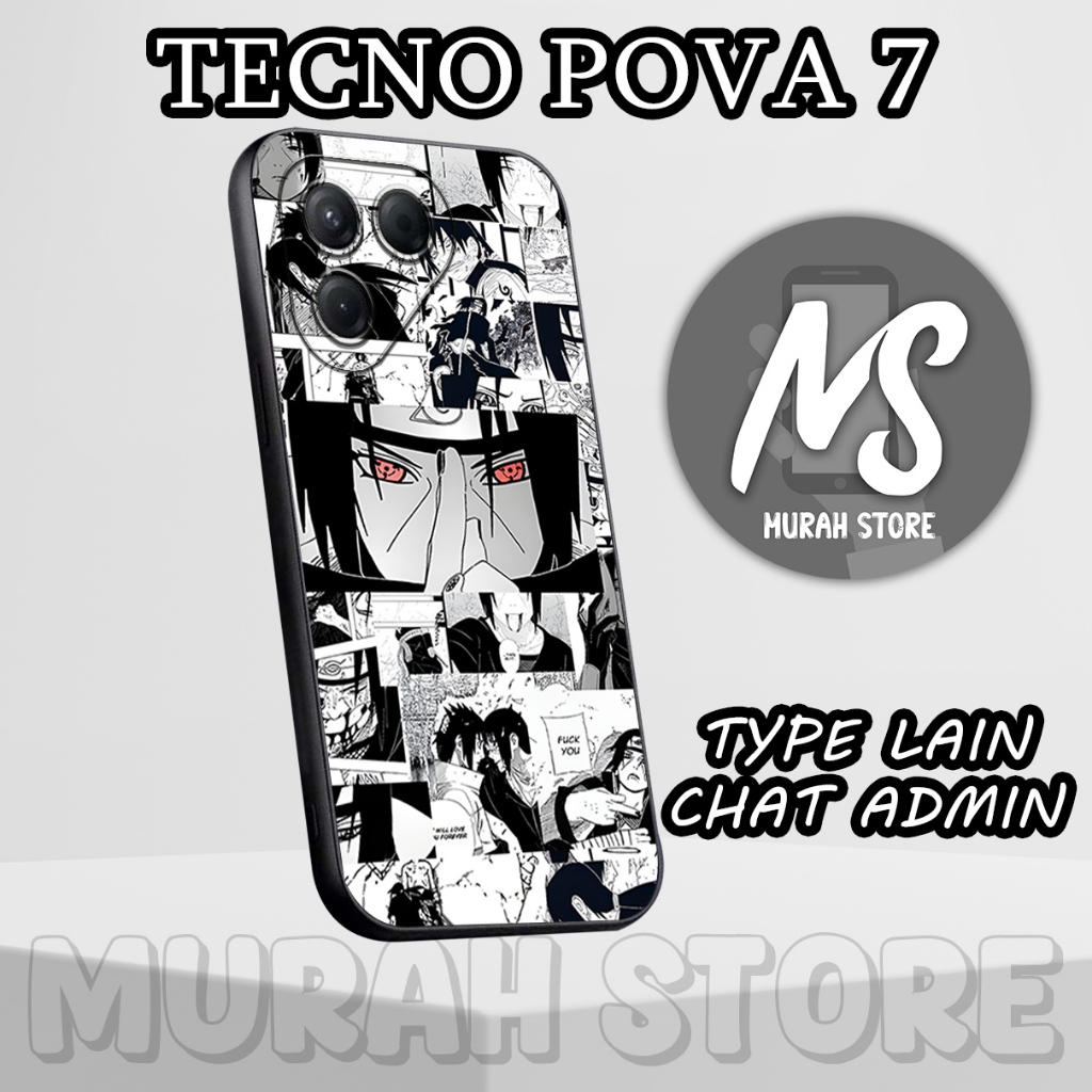 Softcase Karet TECNO POVA 7/MS45/Motif KOMIK/Case Hp TECNO POVA 7/Silikon TECNO POVA 7