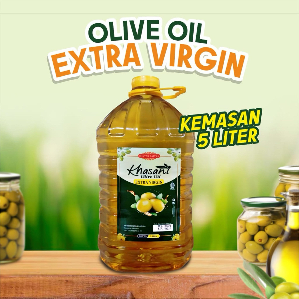Minyak Zaitun / Minyak Zaitun Extra Virgin 5 Liter / Minyak Zaitun Pomace 5 Liter