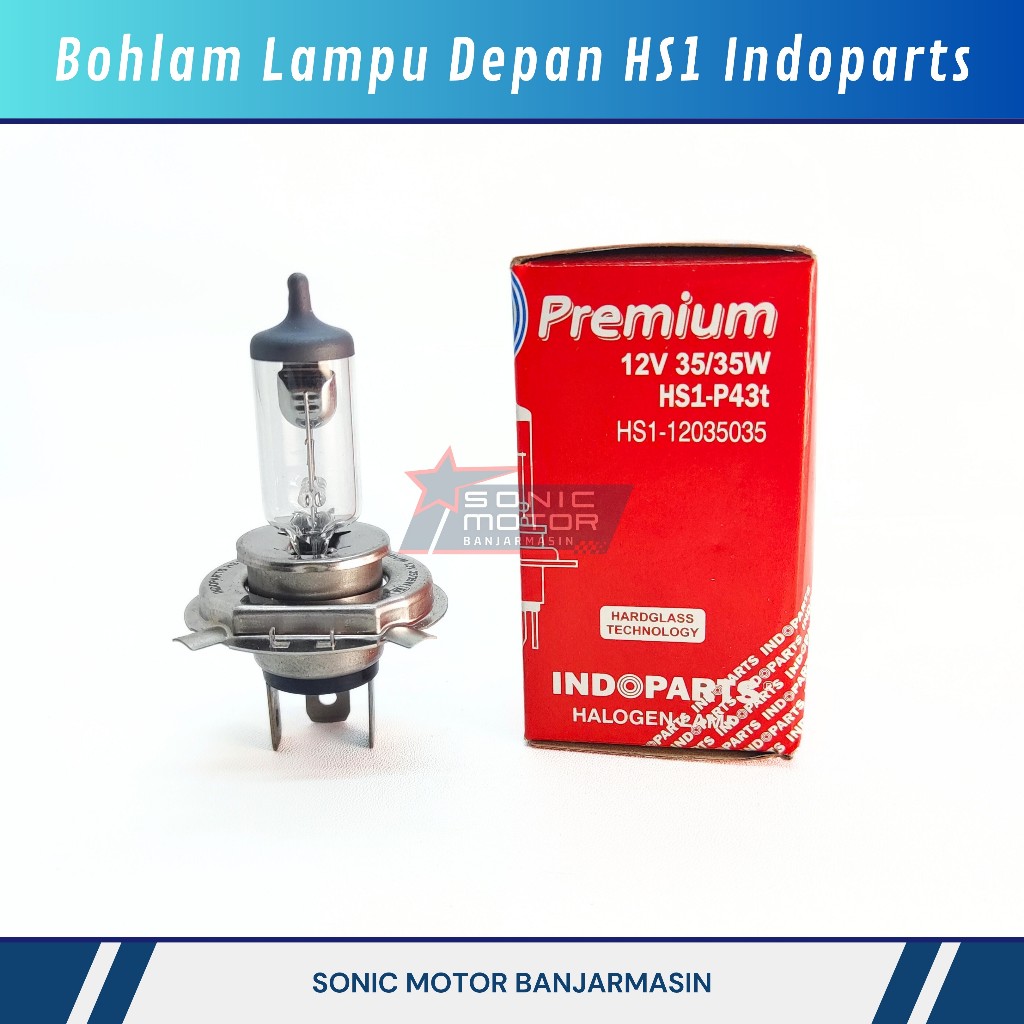 INDOPARTS BOHLAM LAMPU HALOGEN