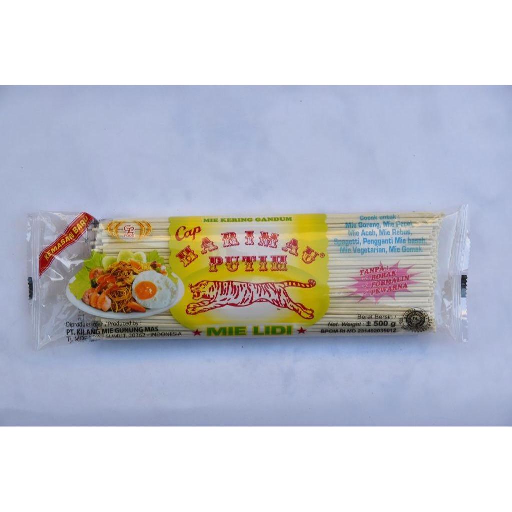 

MIE LIDI CAP HARIMAU PUTIH VEGAN 500G
