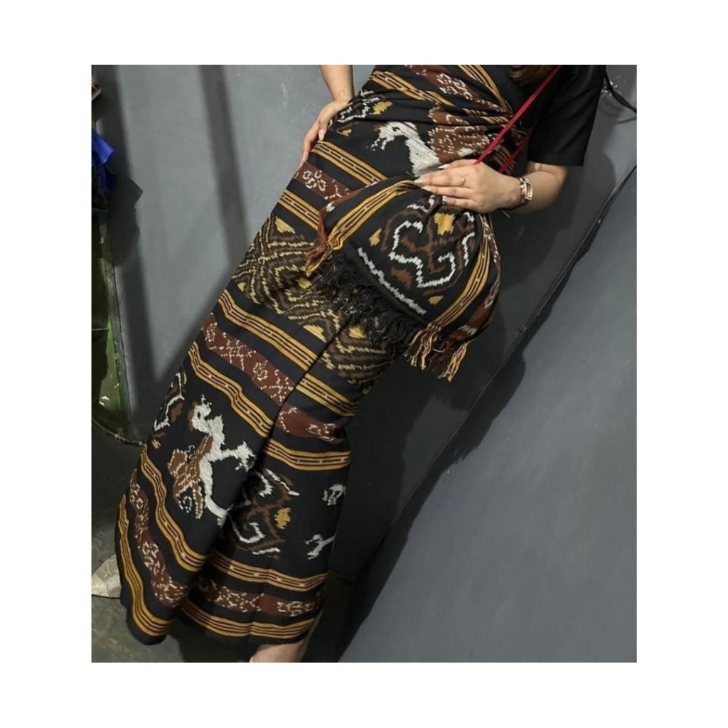 [Sarung Blanket+Tas] Setelan Wanita Adat Toraja Ntt Tenun Asli Jepara