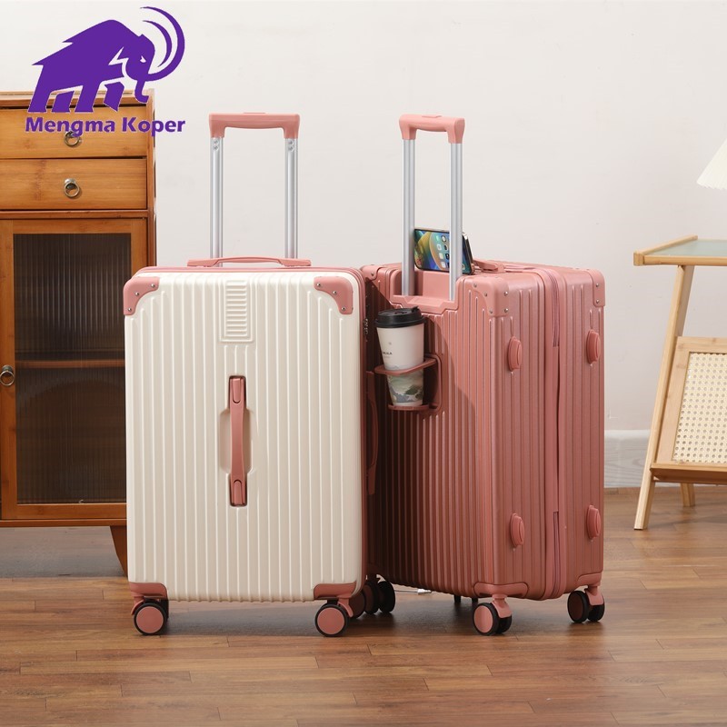 【MENGMA】KOPER POLO 24 Inch Kapasitas Besar Koper Tempat Gelas Air 20/22 Inch Multifungsi Koper 26 In