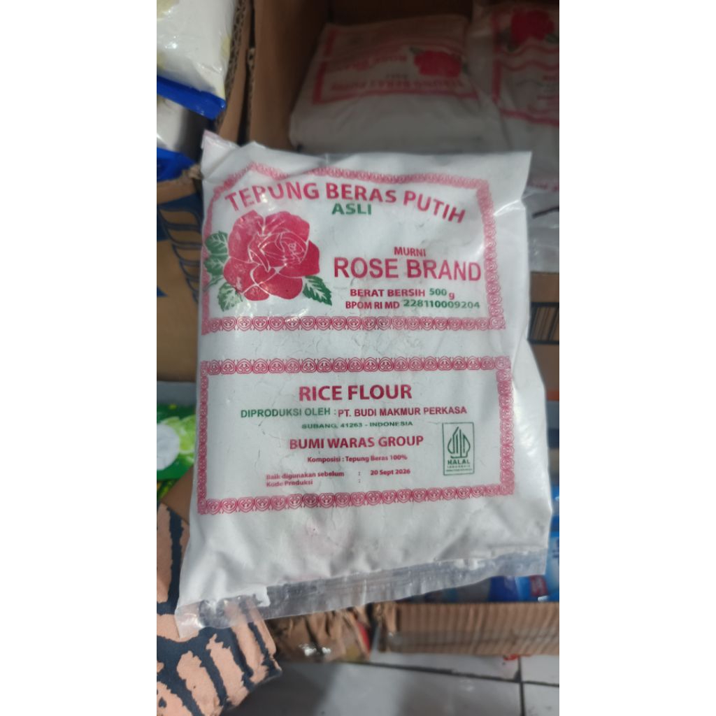 

(ABDILA) Tepung Beras Putih Rose Brand 500 Gr