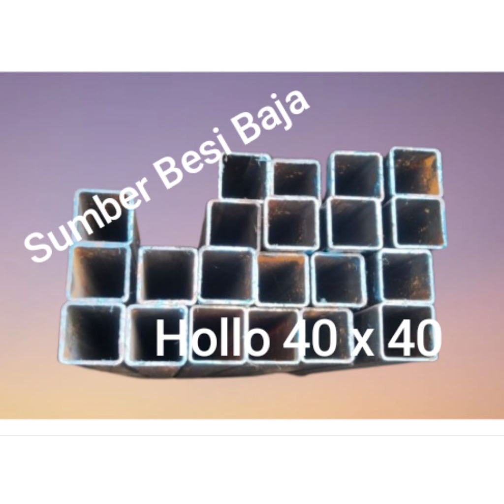 Beai Hollow Hitam 40 x 40 / Besi Hollo Hitam 4 x 4