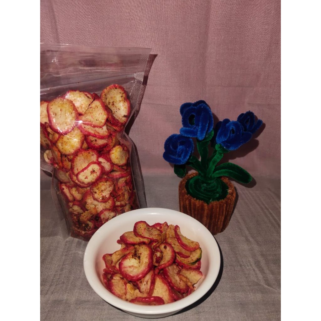 

kripik seblak pedas gurih renyah 60 gr