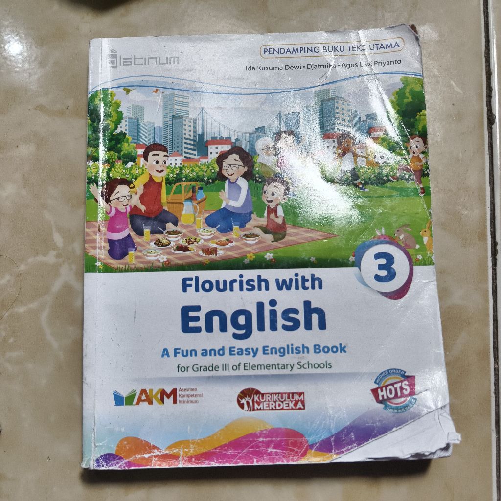 BUKU BAHASA INGGRIS ENGLISH KELAS 3 KURIKULUM MERDEKA PLATINUM TIGA SERANGKAI