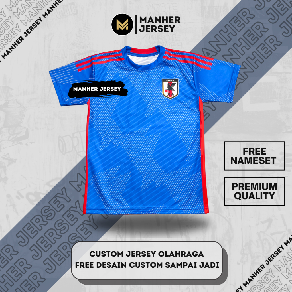 Jersey Jepang Home 2022 Full Printing Custom