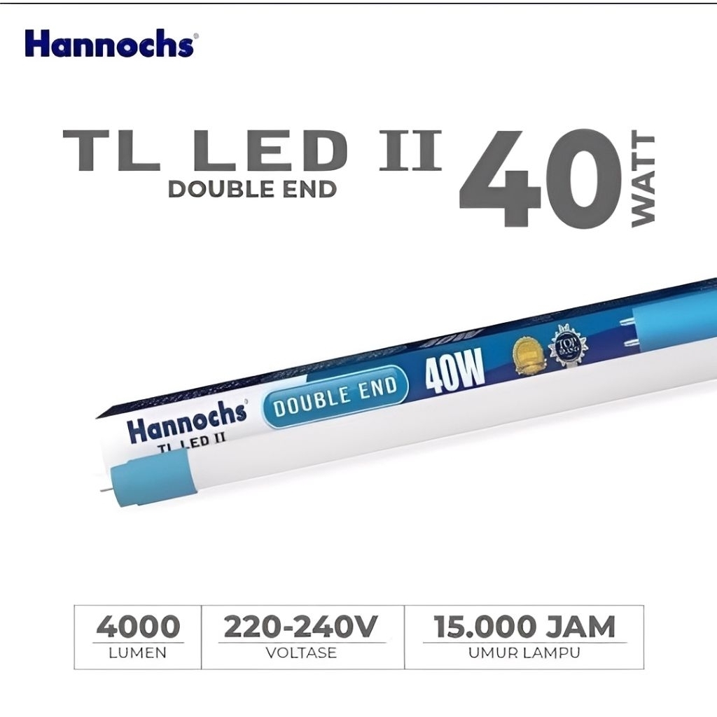 Lampu Hannochs TL LED Double End 40 Watt / Lampu Hannochs TL / Lampu TL 120 CM