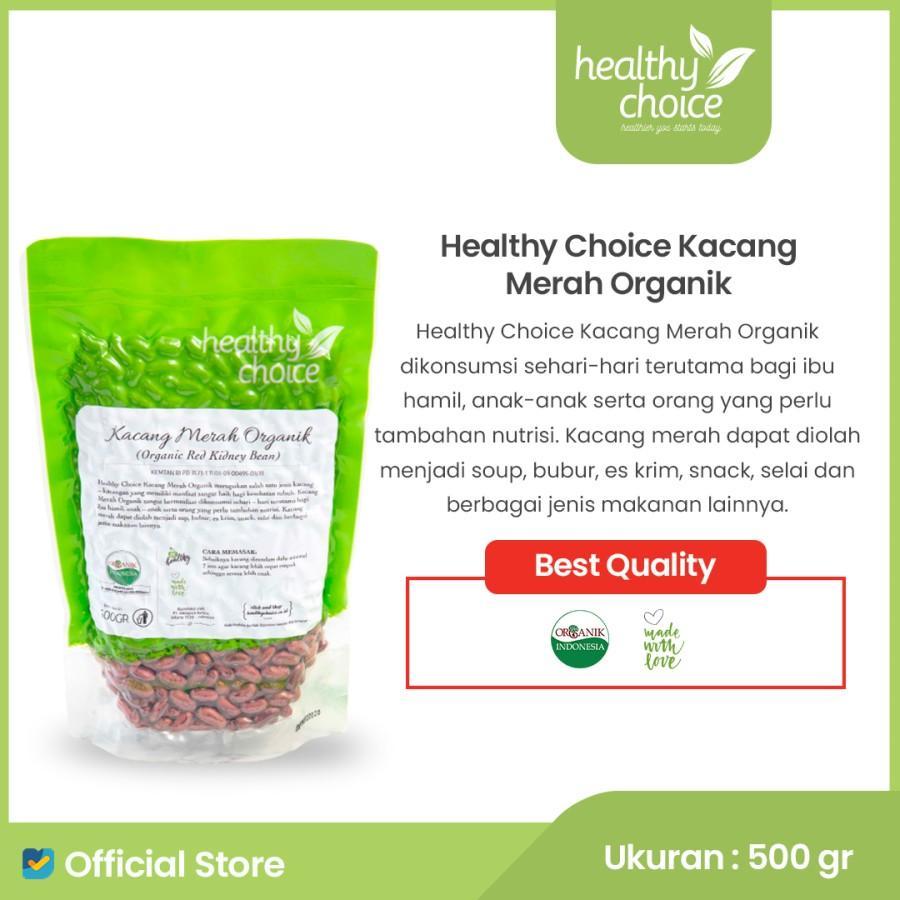 

Healthy Choice Kacang Merah Organik 500 gr Premium Quality Sumber Karbohidrat Kompleks Serat Protein Nabati Tinggi Mineral Vitamin