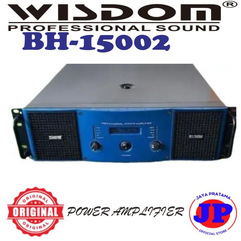 Wisdom BH15002 Power Amplifier Original Garansi Resmi BH-15002