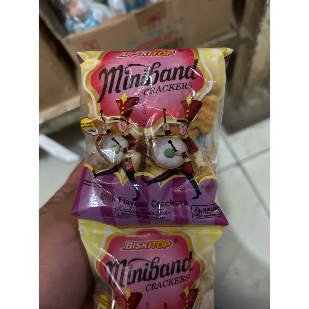 

Biskitop MiniBand crackers milk 25gr