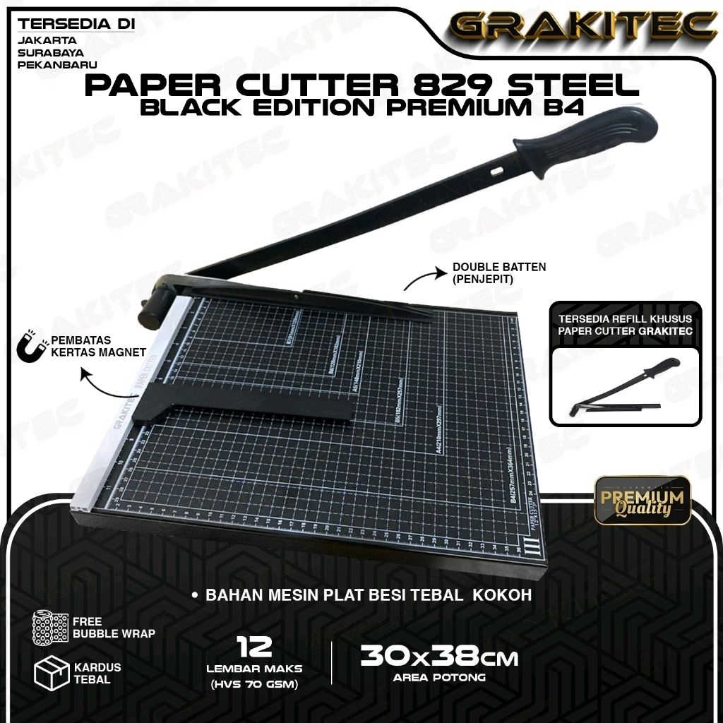 

READY Paper Cutter B4 Lebih Besar Dari F4 ( Alat Potong Kertas ) Pemotong Kertas Alat Potong Kertas