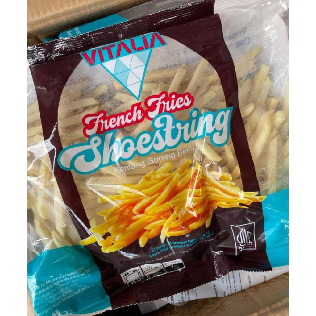 

vitalia french fries shoestring / kentang goreng beku 1kg