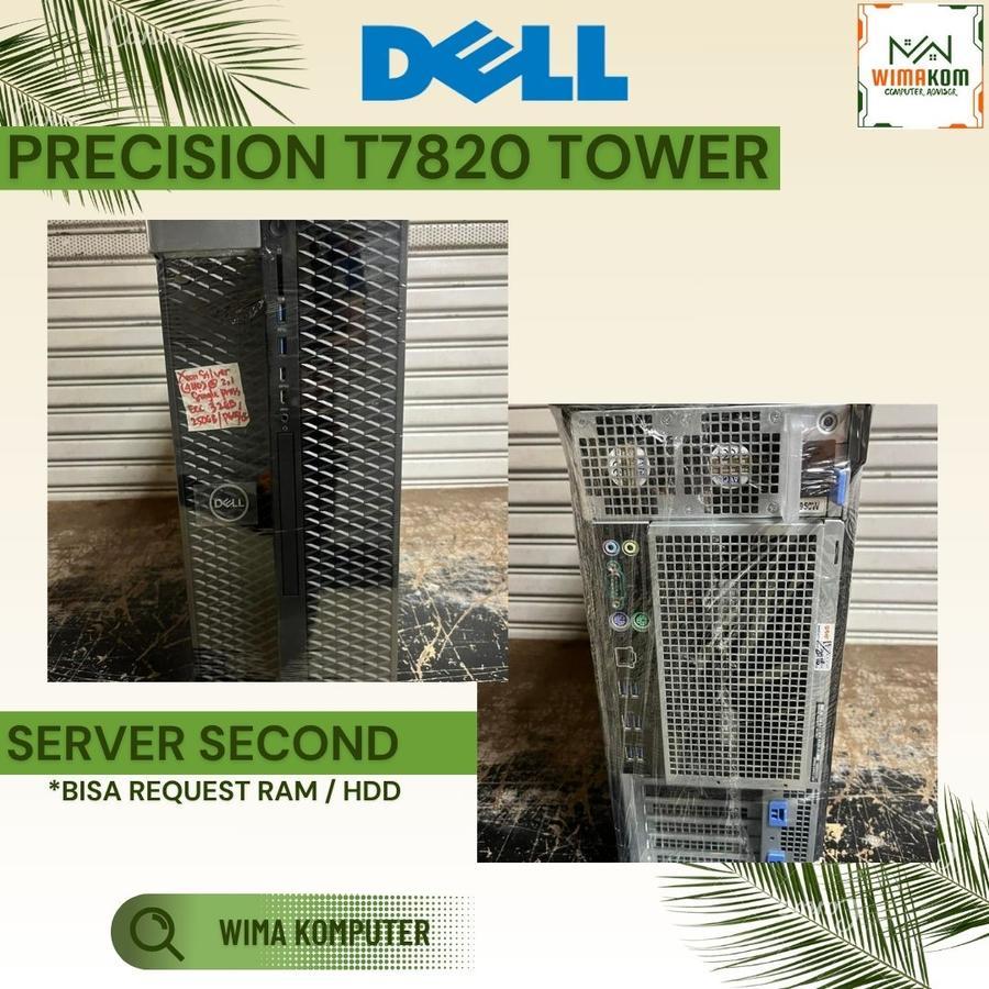 Dell SERVER T7820 Dual Xeon 4110 16Core RAM 128GB HDD 512GB + 2TB Quadro P1000 Garansi 3 Bulan (N)
