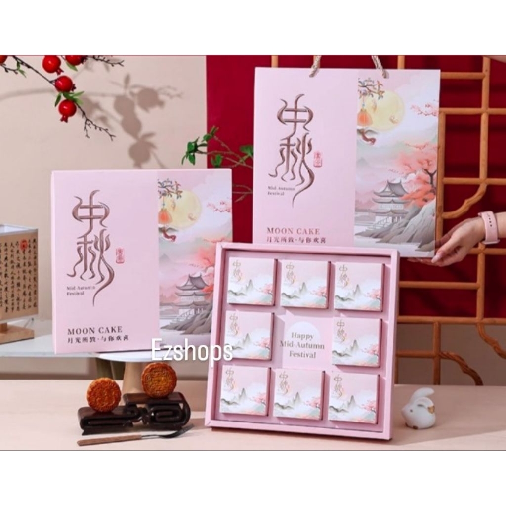 

Mooncake Box 8 pcs | Hamper Mooncake | Kotak Kosong | Kotak Mooncake | Mooncake 50g - 125g | Box Hamper