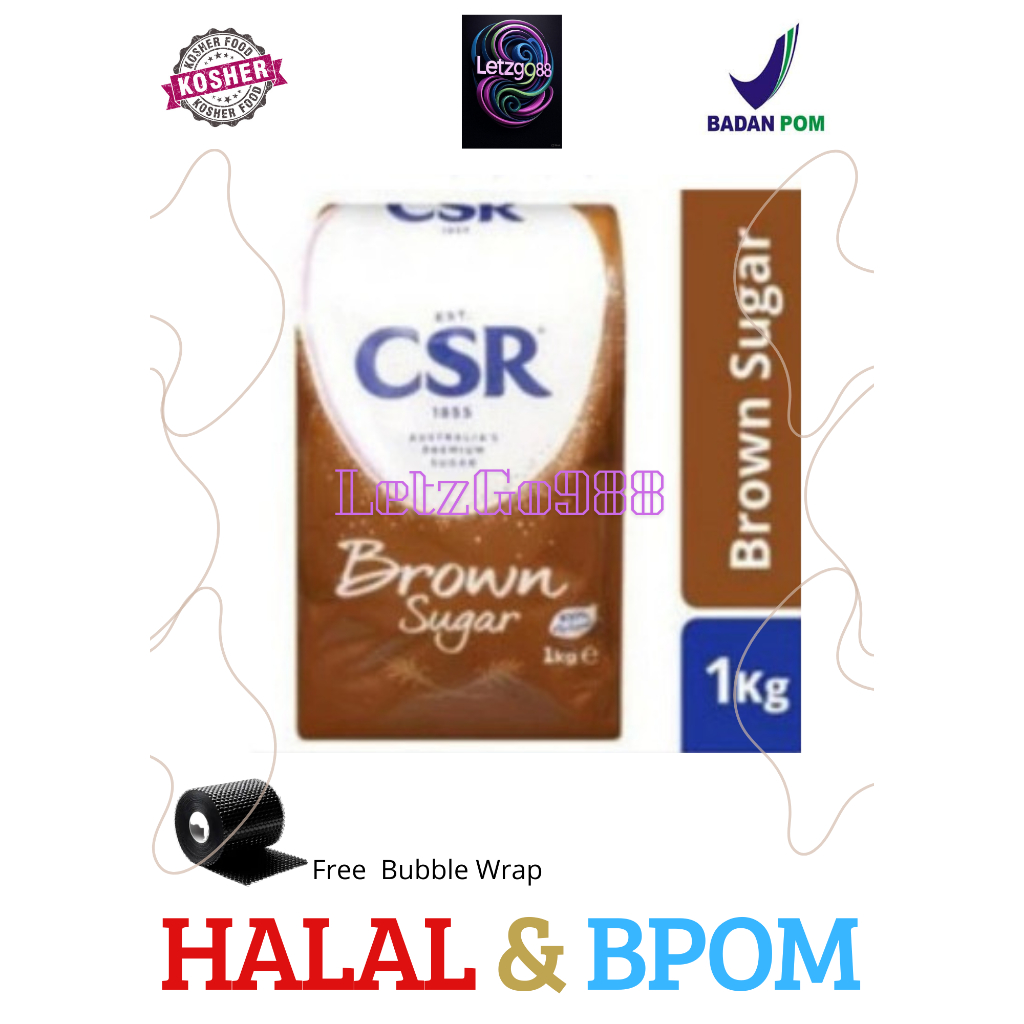 

CSR Brown Sugar 1kg - Gula Merah Premium