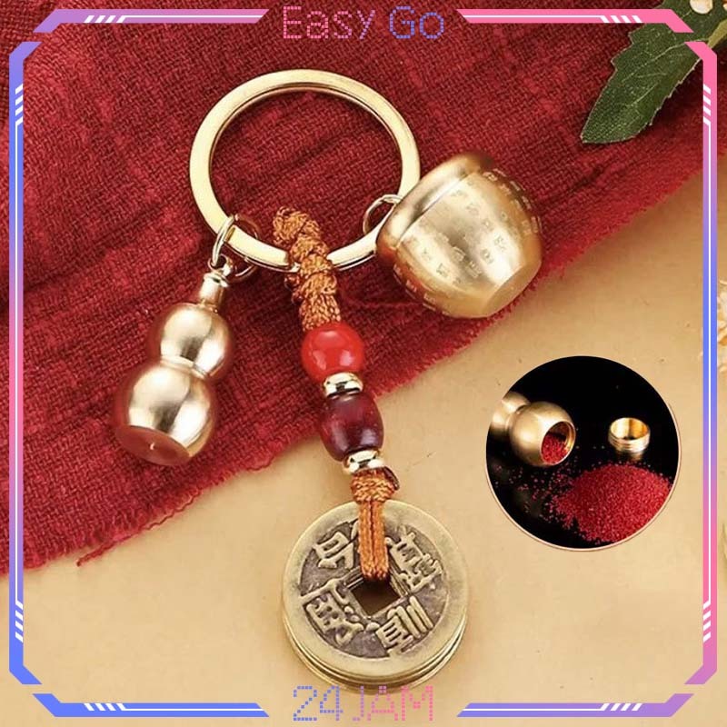 Gantungan Kunci Koin Keberuntungan Gantungan Kunci Fengshui Gantungan Kunci Cina Feng Shui