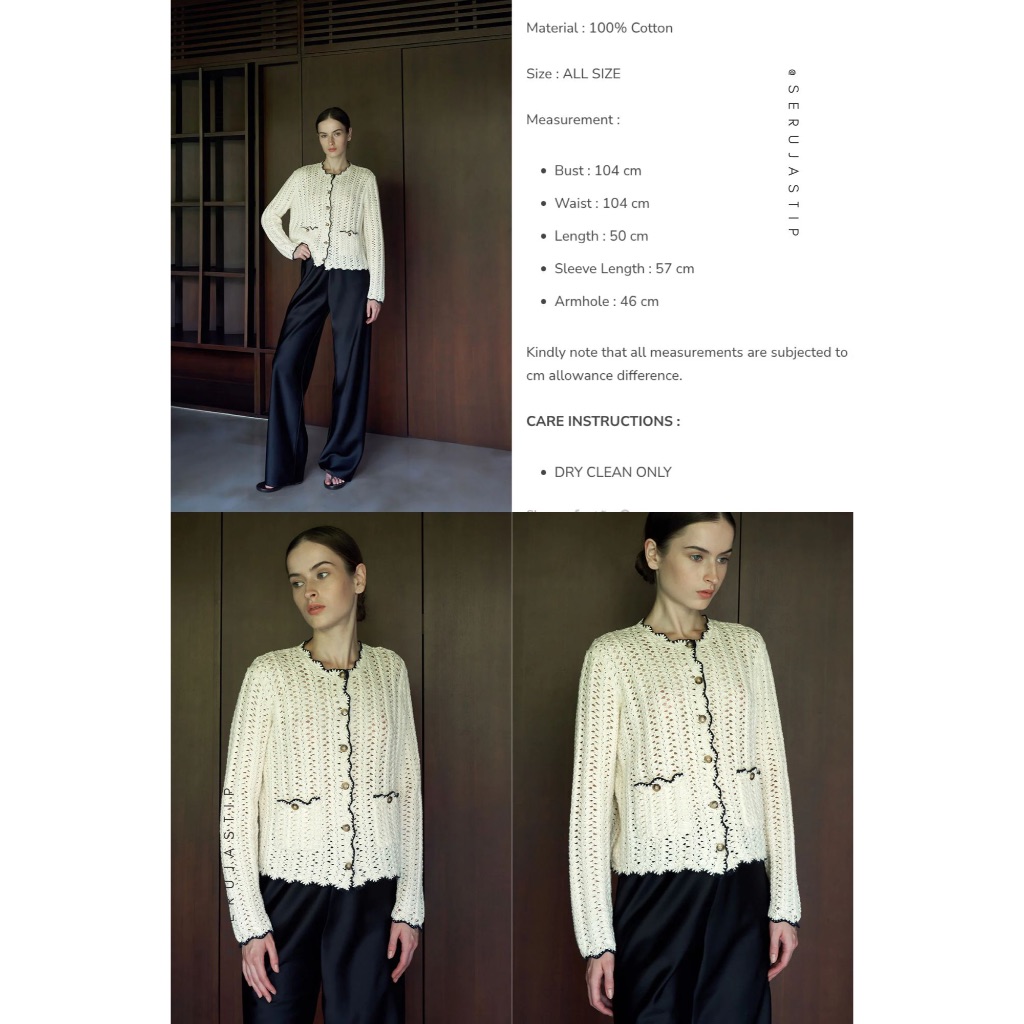 ready DUMA Positano cardigan / cardi rajut wanita