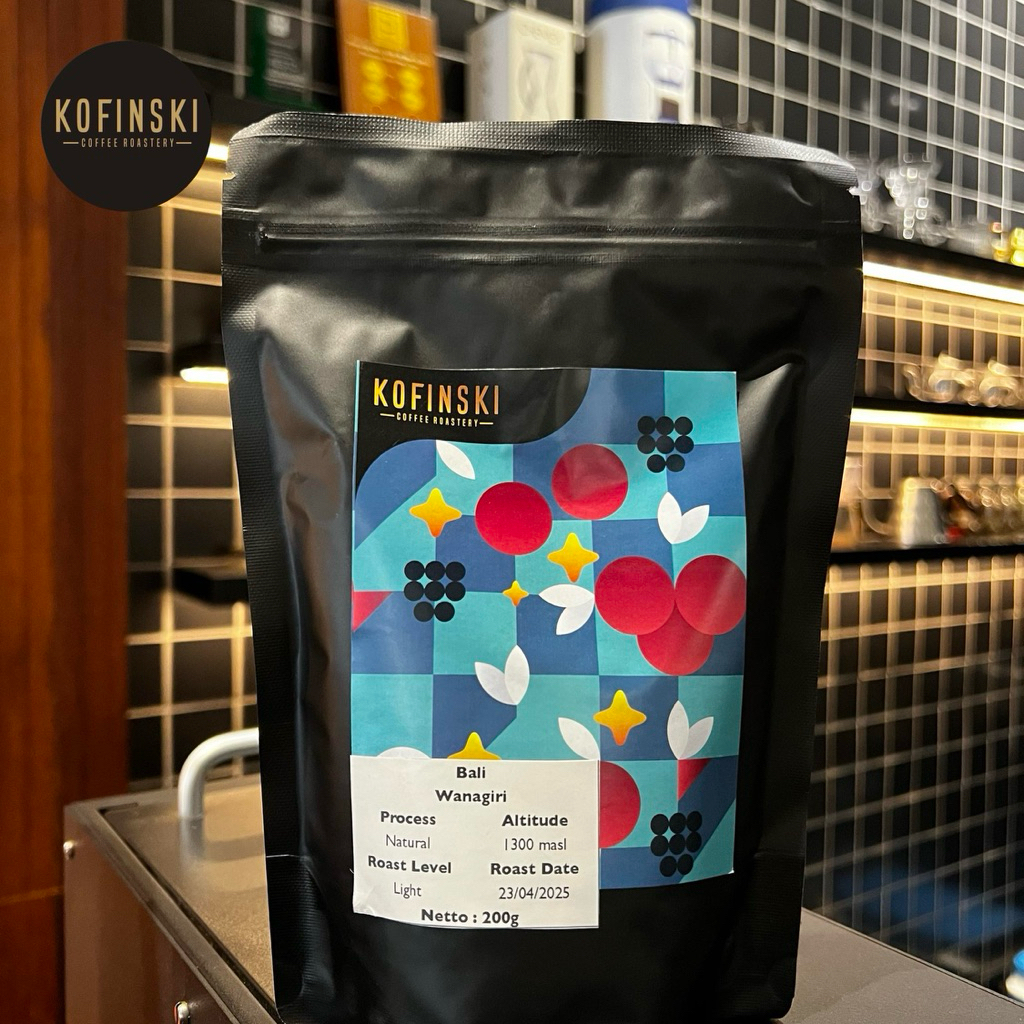 

Kopi Arabica Bali Wanagiri Natural (200gr)