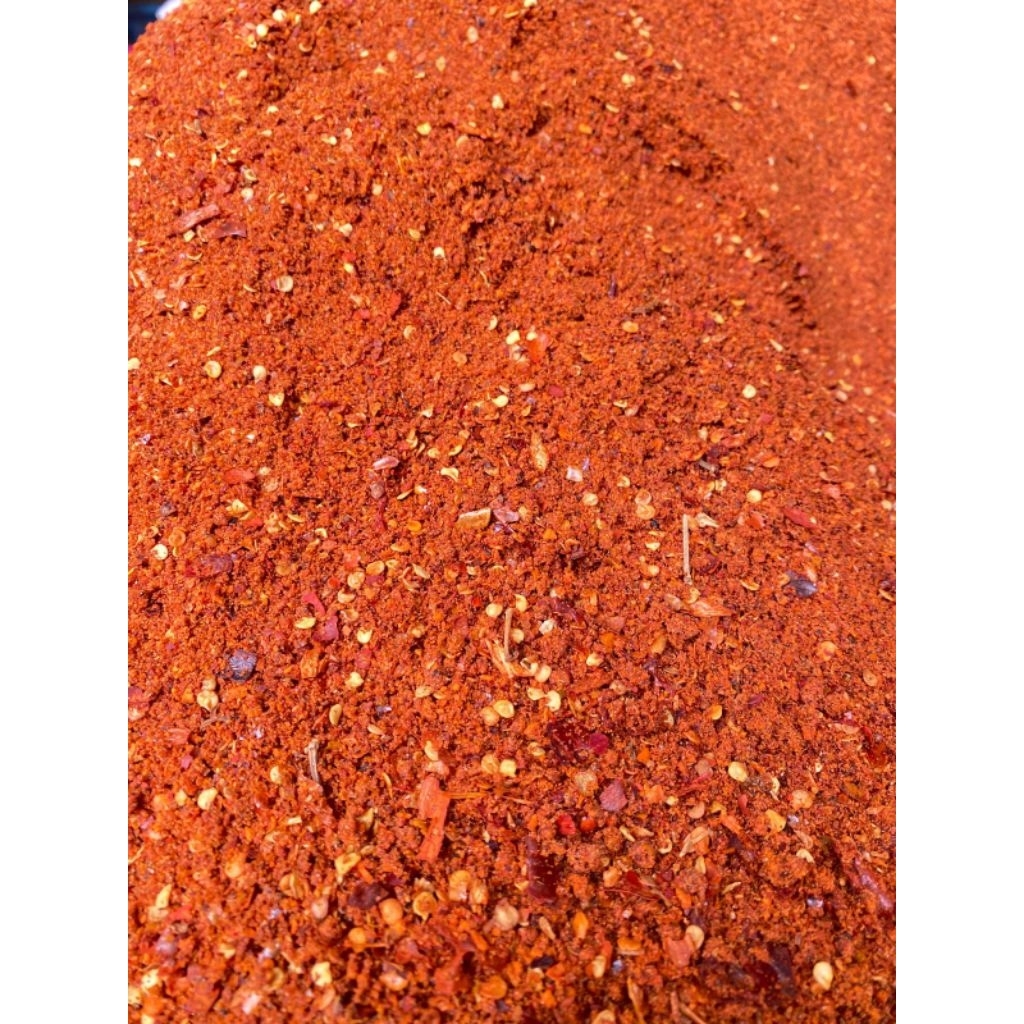

Bubuk cabe boncabe/ BUBUK CABE UNTUK CHILI OIL ISI 1 KG