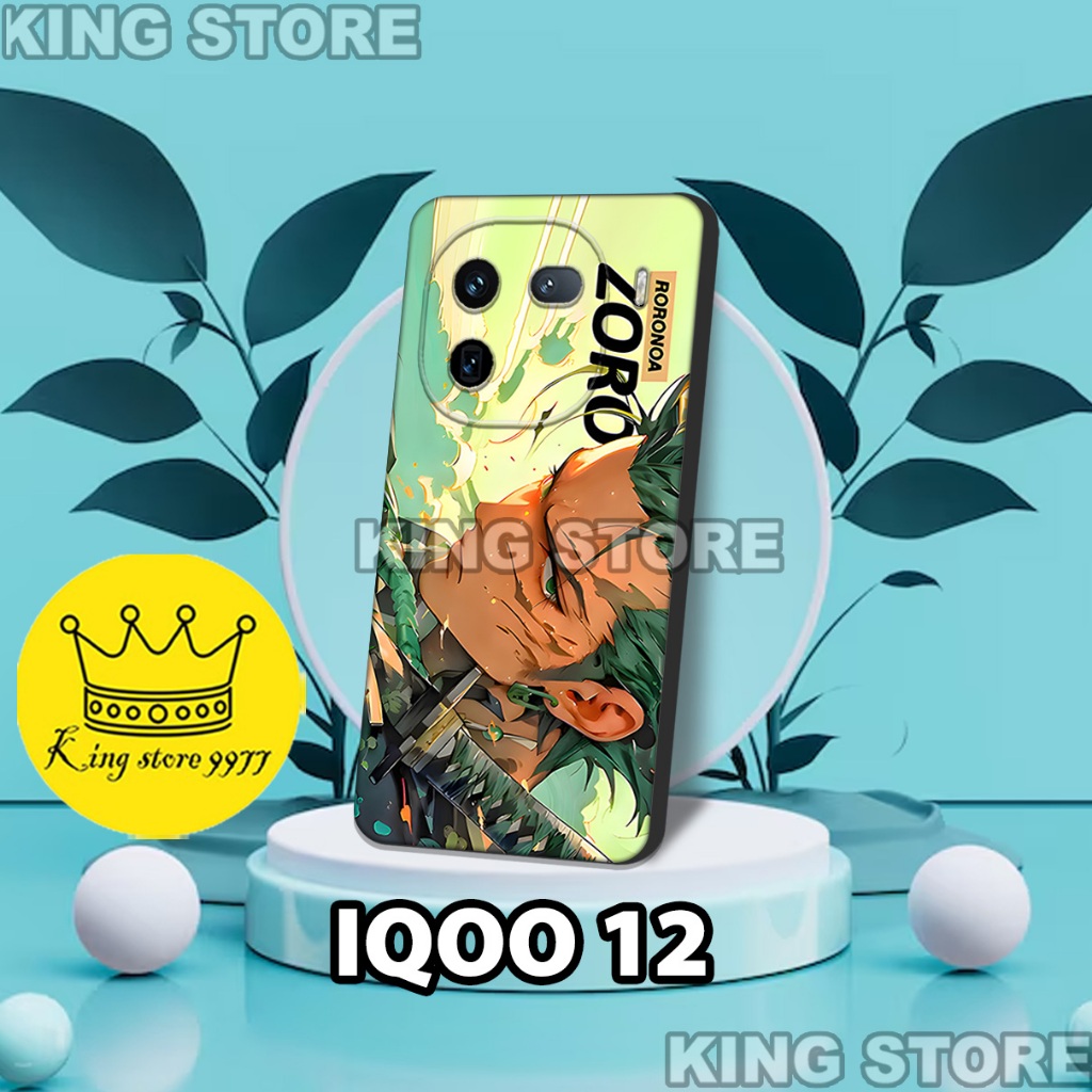 (KS2) Softcase karet untuk hp IQOO 12/Motif Anime/casing IQOO 12/case IQOO 12 2025/silikon IQOO 12/C