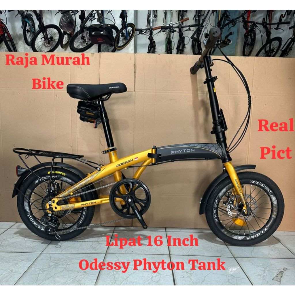 Sepeda Lipat Boncengan 16 Inch Odessy Phyton Sepeda Lipat 16 Inch Odessy Phyton Odessy Ritz