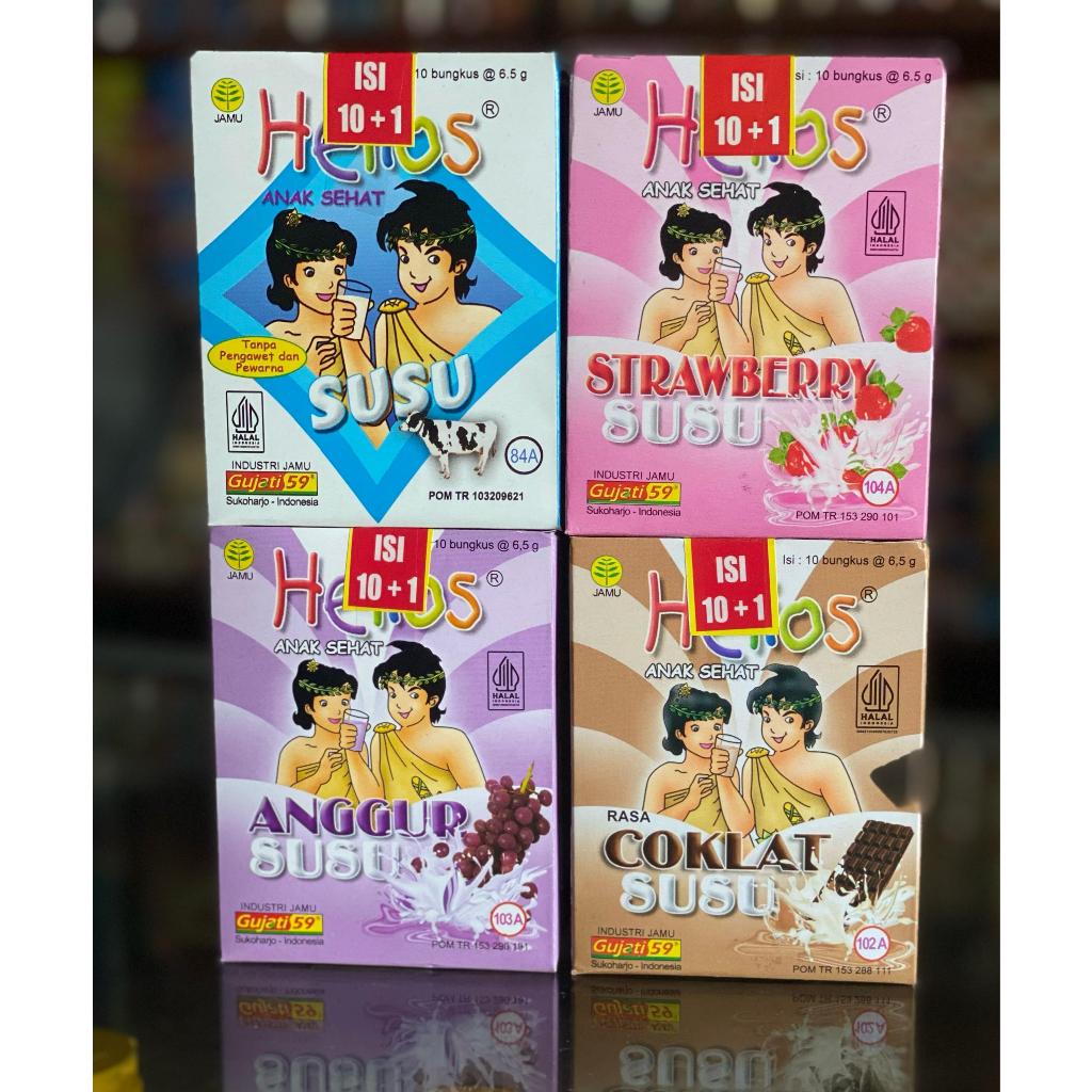 

HELIOS SUSU VARIAN RASA 1 box 10 sachet