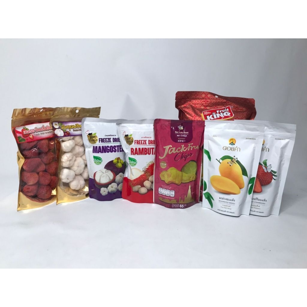 

Freeze Dried Fruits Buah Kering Original Thailand Rambutan Manggis Nangka Durian