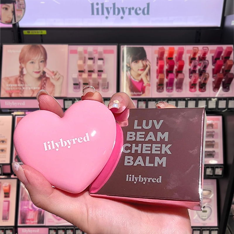 Lilybyred Luv Beam Cheek Balm Warna Alami 3.5g/untuk pemula/Balm/Lilybyred/blush/Innocent Pink/Fluff