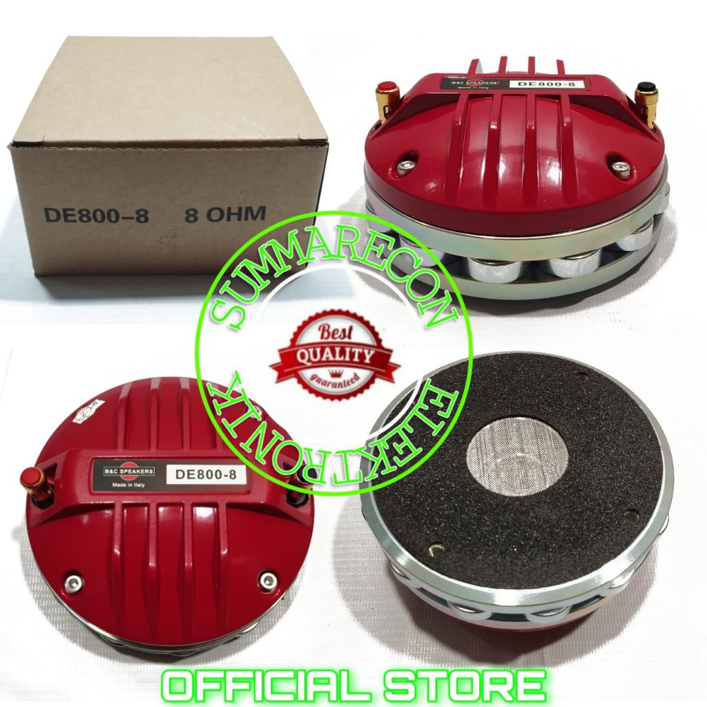 tweeter b&c de800 red neodymium coil 3 inch driver tweeter