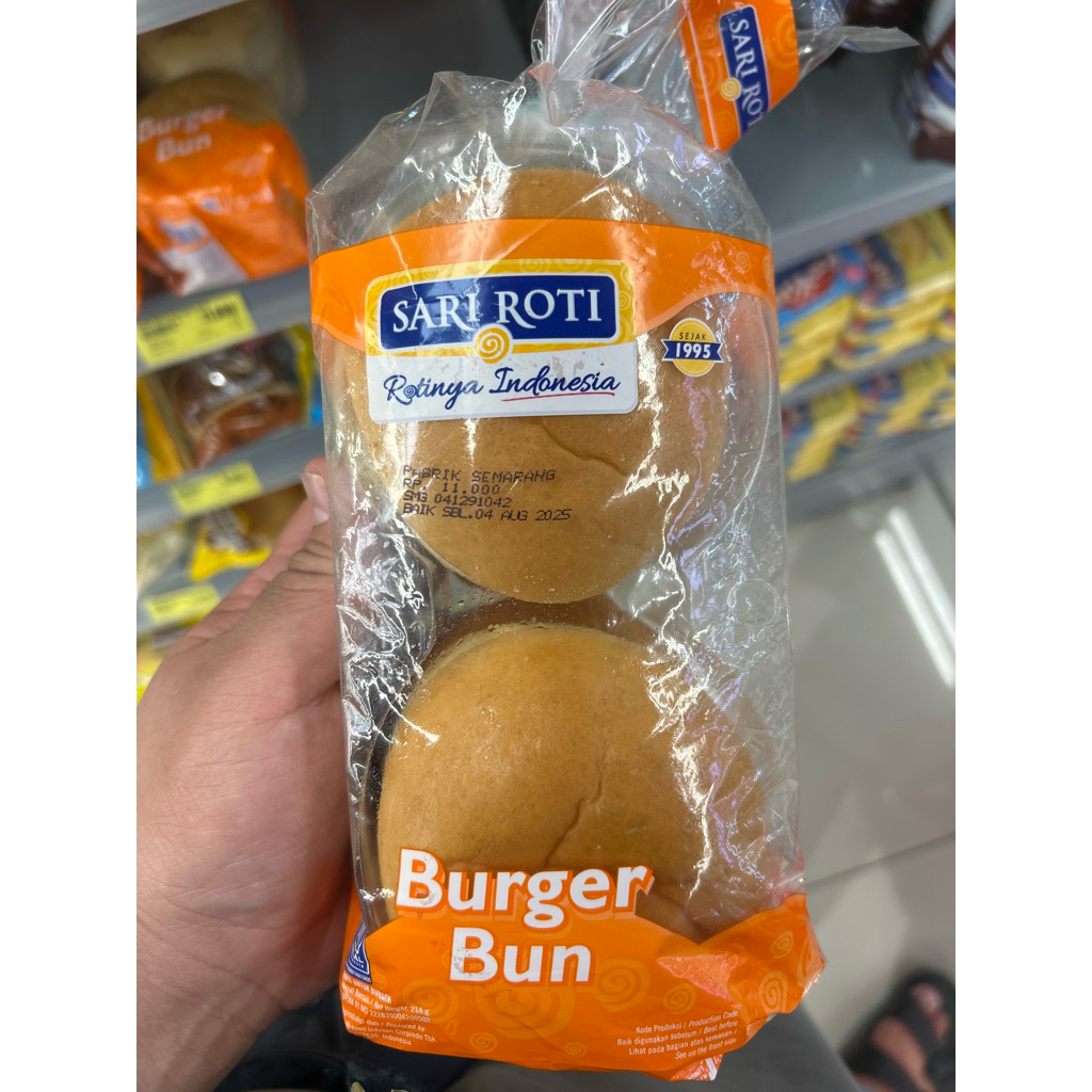 

Sari roti burger bun isi 4