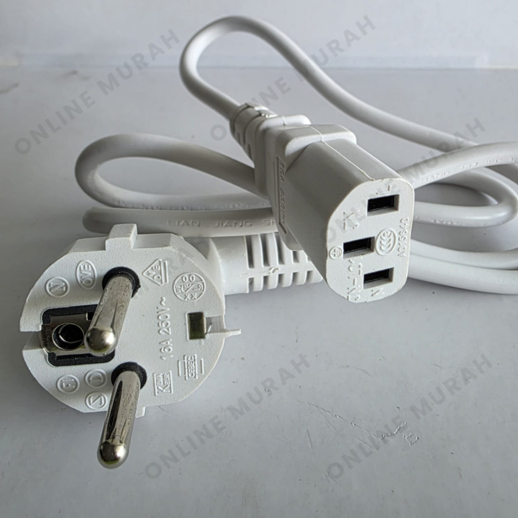 KABEL RICE COOKER MAJICOM COSMOS ORIGINAL PANJANG 100CM WARNA PUTIH KAWAT TEMBAGA