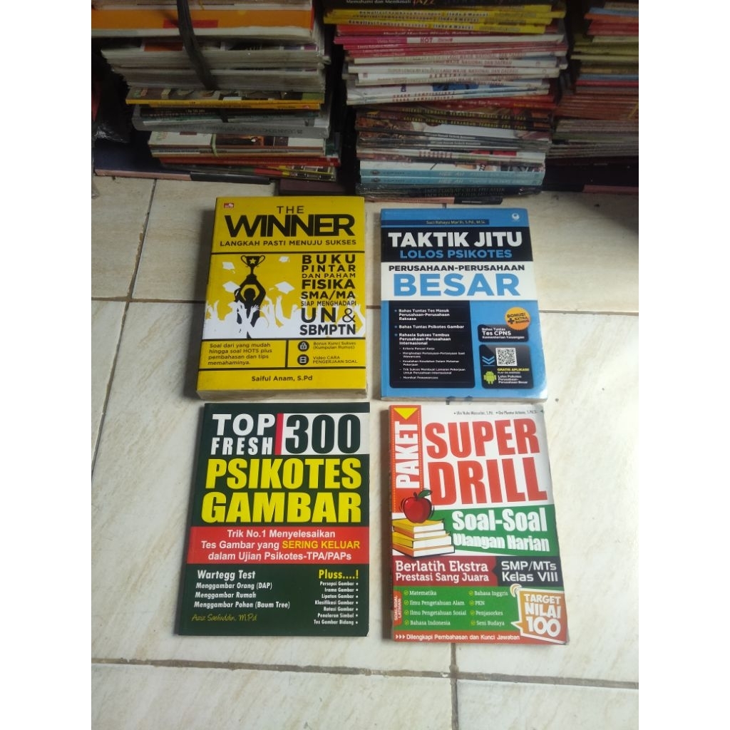 Buku Psikotes, HAPALAN PRAKTIS dan KOMPLIT RUMUS SD, SMP, SUPER KOMPLIT RUMUS SD, Mencerdaskan ANAK,